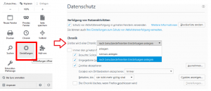 Firefox Browser Einstellungen 
